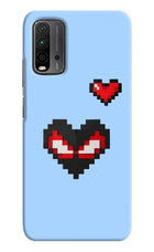 Peter Heart Redmi 9 Power Hard Case Back Cover by Casekaro