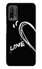 Love Line Redmi 9 Power Hard Case Back Cover by Casekaro