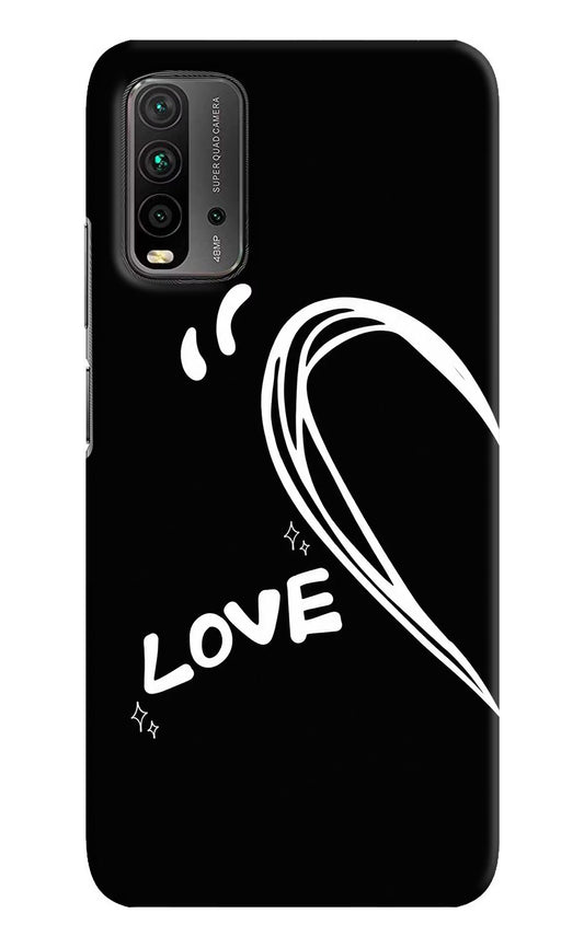 Love Line Redmi 9 Power Hard Case Back Cover by Casekaro