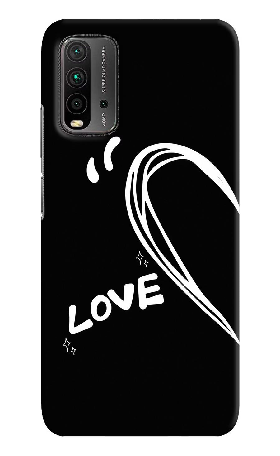 Love Line Redmi 9 Power Back Cover, Hard case