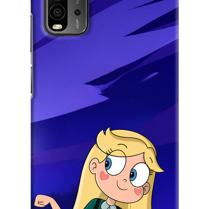 Star Glow Redmi 9 Power Hard Case Back Cover by Casekaro