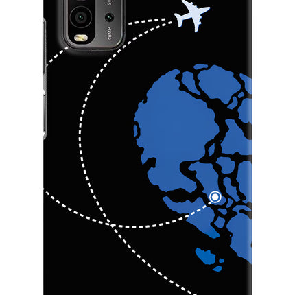 Love Orbit Redmi 9 Power Hard Case Back Cover by Casekaro
