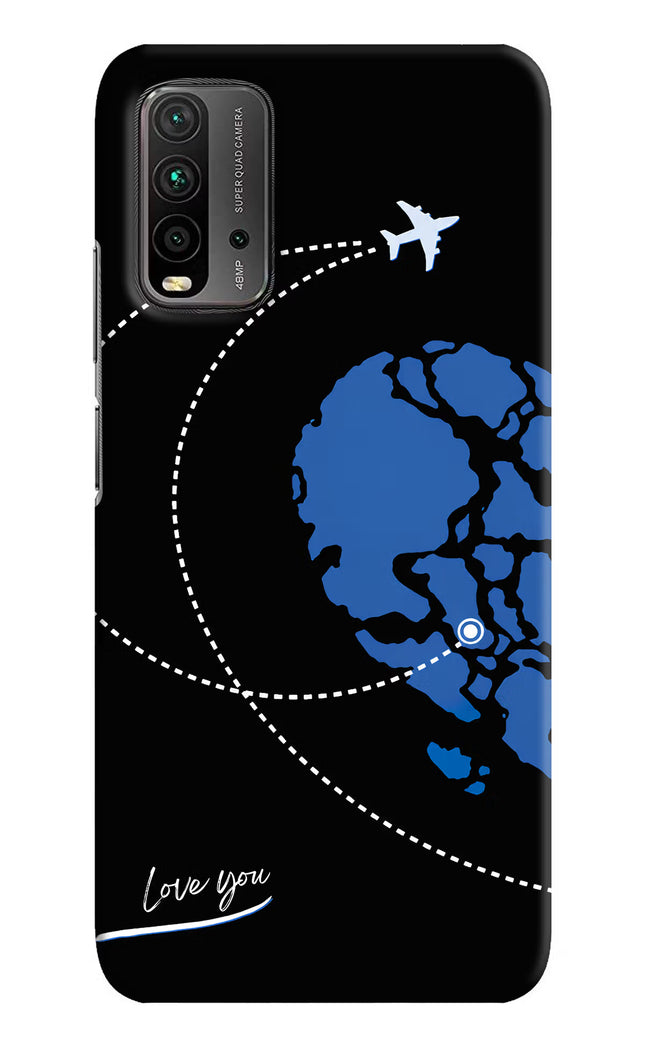 Love Orbit Redmi 9 Power Hard Case Back Cover by Casekaro