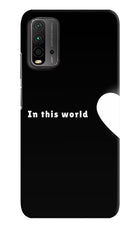 This World Redmi 9 Power Hard Case Back Cover by Casekaro