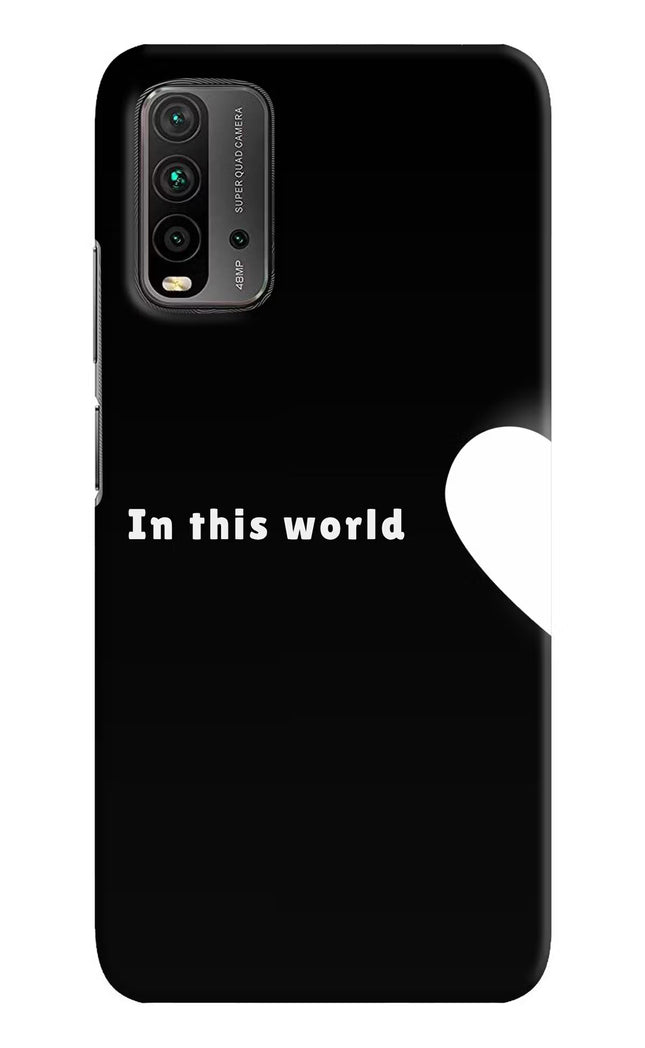 This World Redmi 9 Power Hard Case Back Cover by Casekaro
