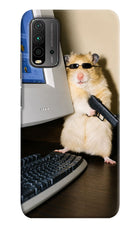 Hacker Hamster Redmi 9 Power Hard Case Back Cover by Casekaro