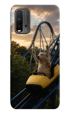 Rollercoaster Dog Redmi 9 Power Hard Case Back Cover by Casekaro