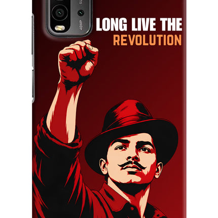 Bhagat Singh Revolution Redmi 9 Power Hard Case Back Cover by Casekaro