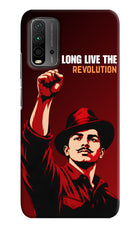 Bhagat Singh Revolution Redmi 9 Power Hard Case Back Cover by Casekaro