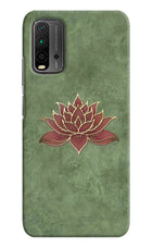 Lotus Grace Redmi 9 Power Hard Case Back Cover by Casekaro