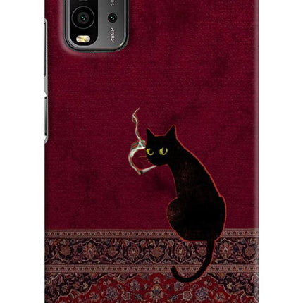 Midnight Cat Redmi 9 Power Hard Case Back Cover by Casekaro