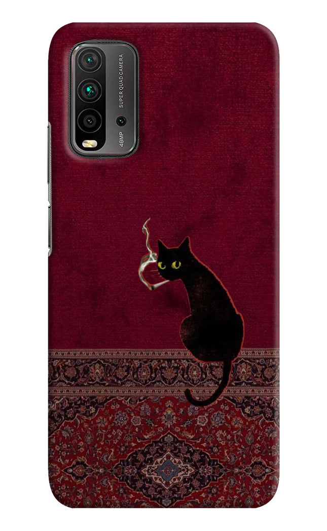 Midnight Cat Redmi 9 Power Hard Case Back Cover by Casekaro