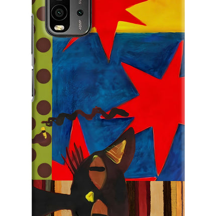 Pop Cat Redmi 9 Power Hard Case Back Cover by Casekaro