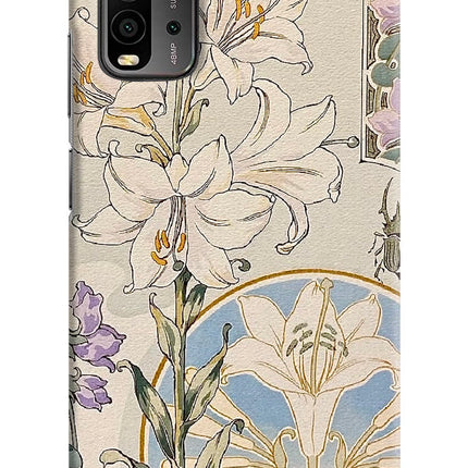 White Lily Redmi 9 Power Hard Case Back Cover by Casekaro