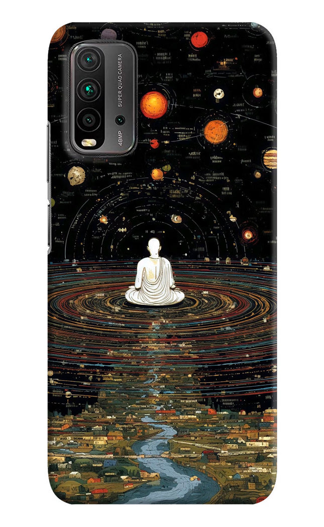 Space Monk Redmi 9 Power Hard Case Back Cover by Casekaro