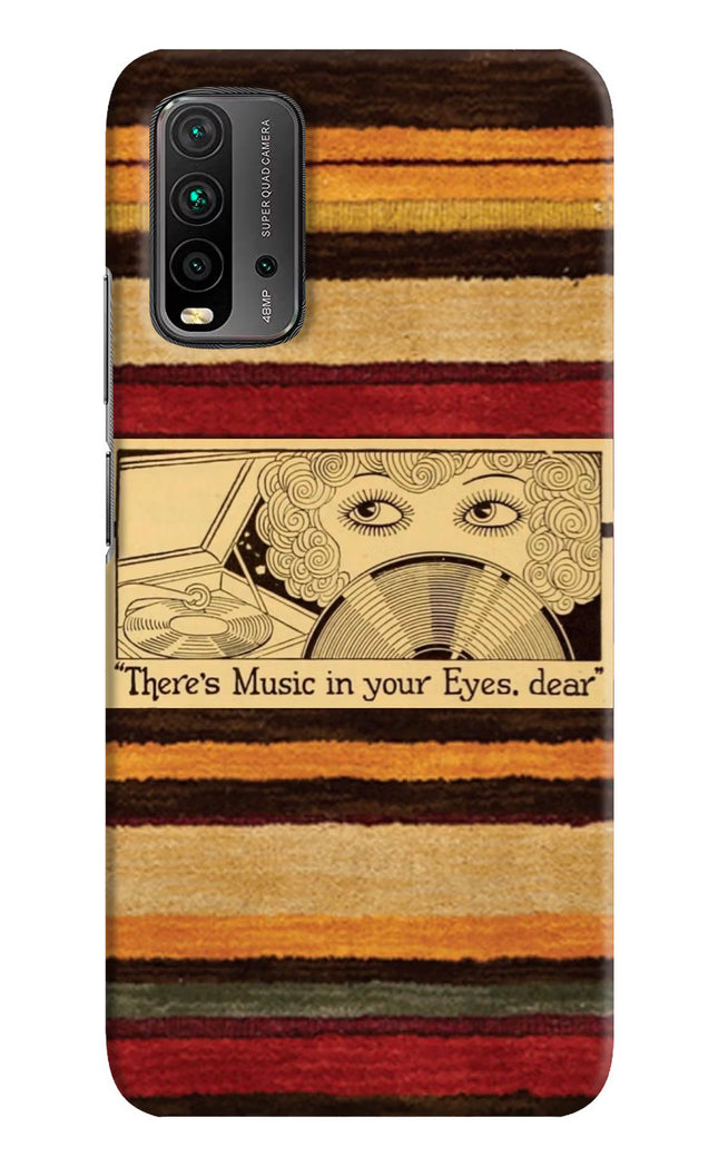 Vinyl Stripes Redmi 9 Power Hard Case Back Cover by Casekaro