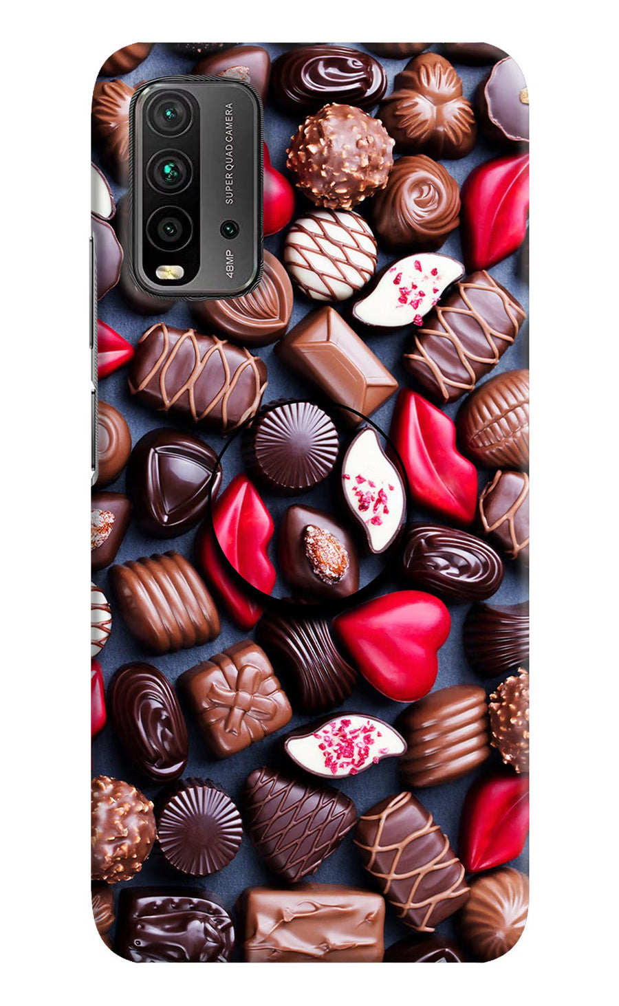Chocolates Redmi 9 Power Pop Case, Hard case