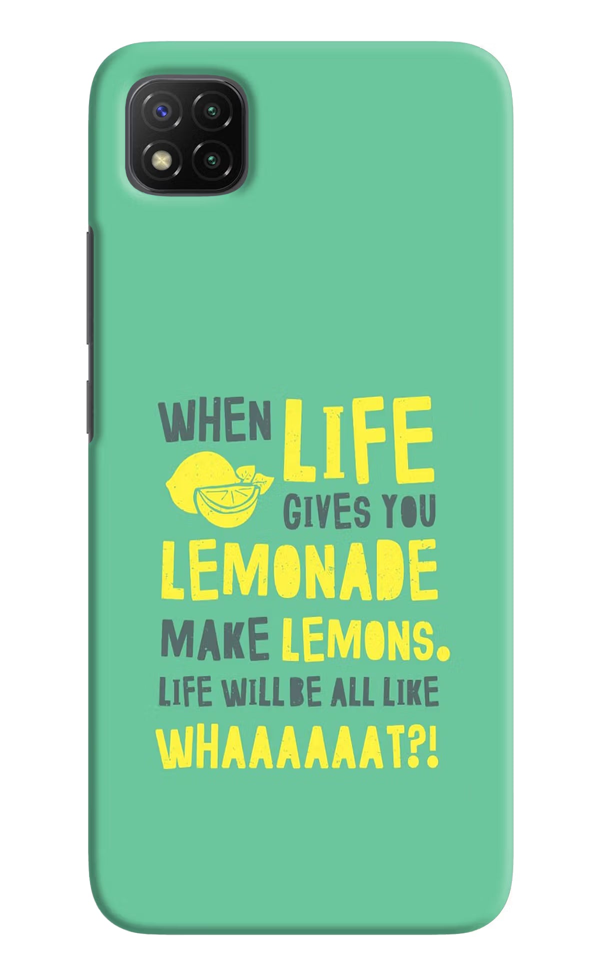 Quote Poco C3 Hard Case Back Cover by Casekaro