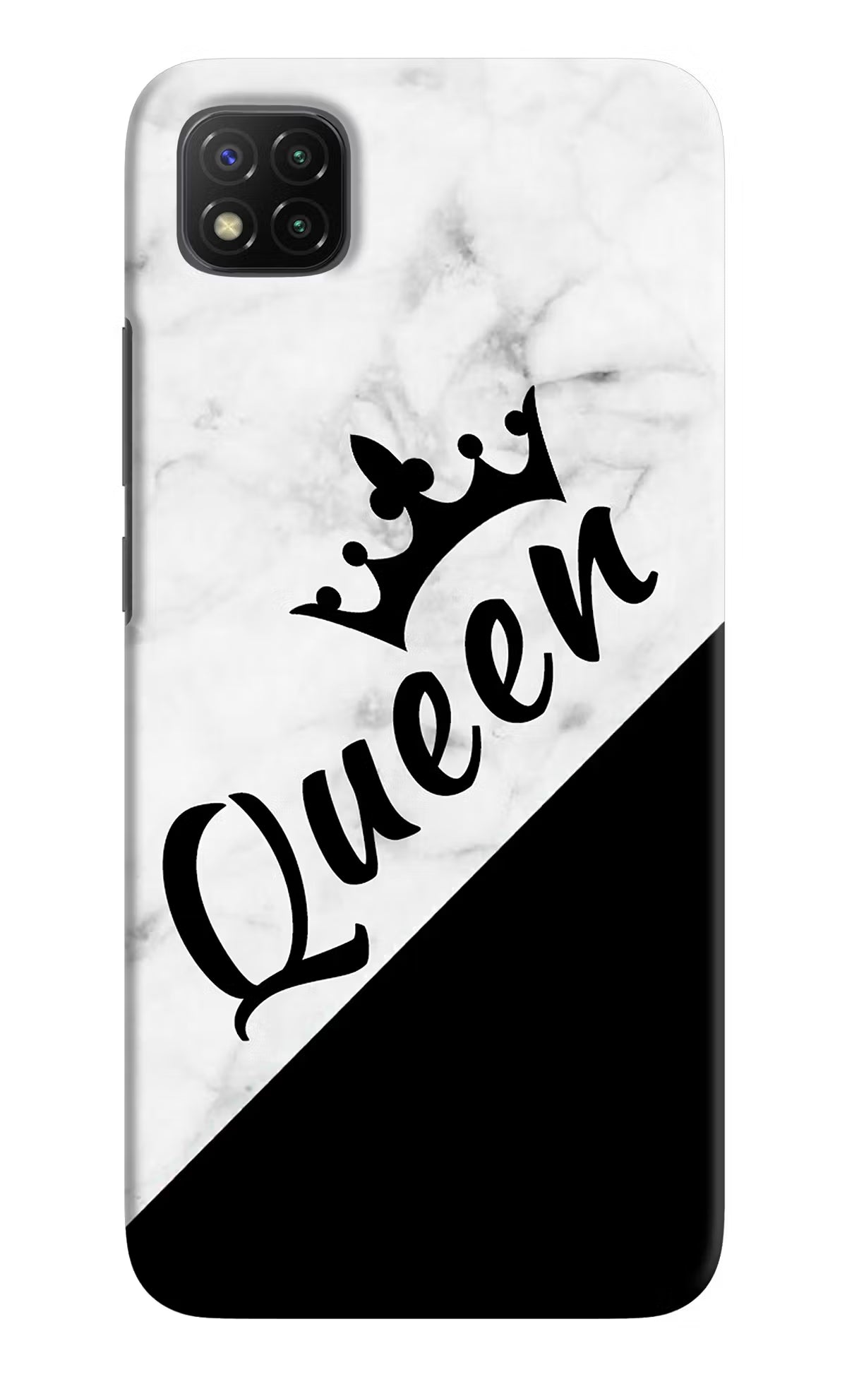 Queen Poco C3 Hard Case Back Cover by Casekaro