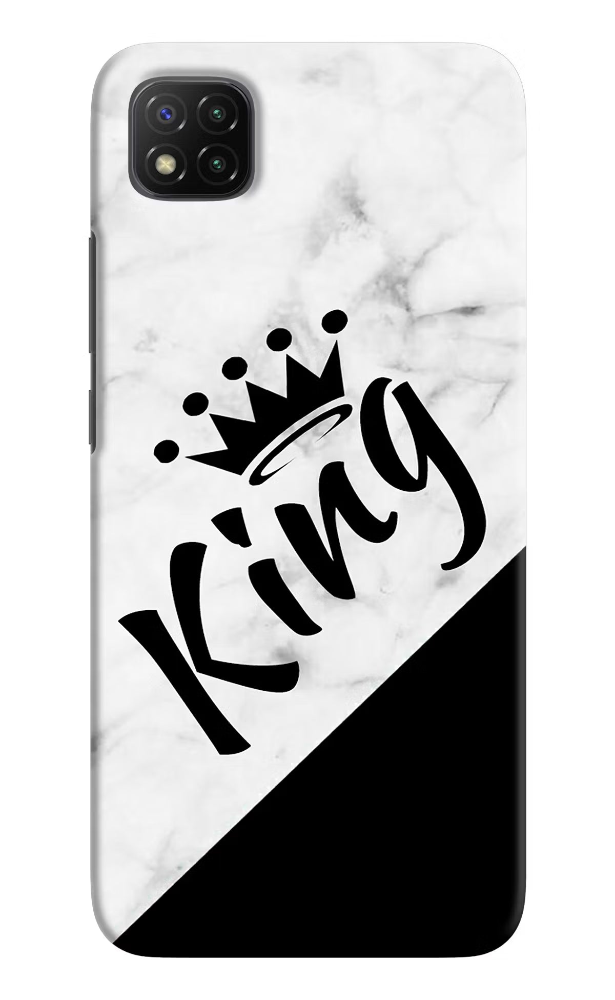 King Poco C3 Hard Case Back Cover by Casekaro