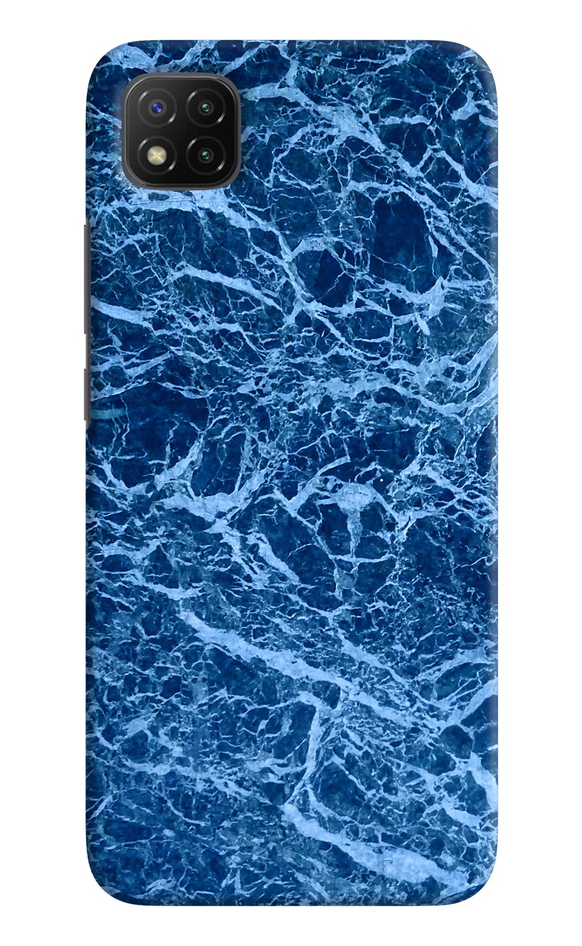 Blue Marble Poco C3 Hard Case Back Cover by Casekaro