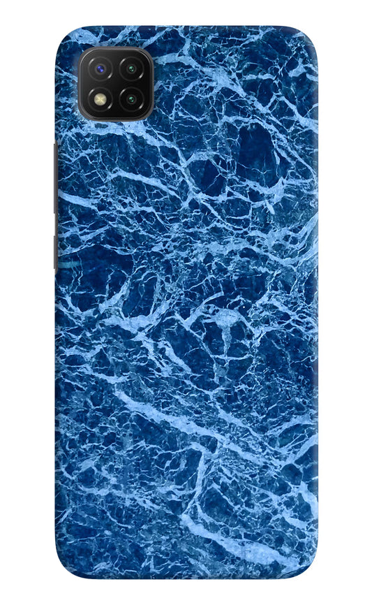 Blue Marble Poco C3 Hard Case Back Cover by Casekaro