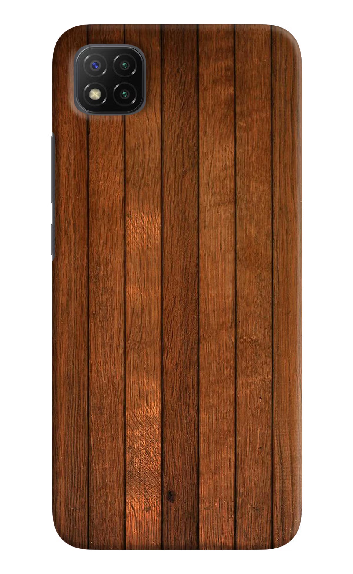 Wooden Artwork Bands Poco C3 Hard Case Back Cover by Casekaro