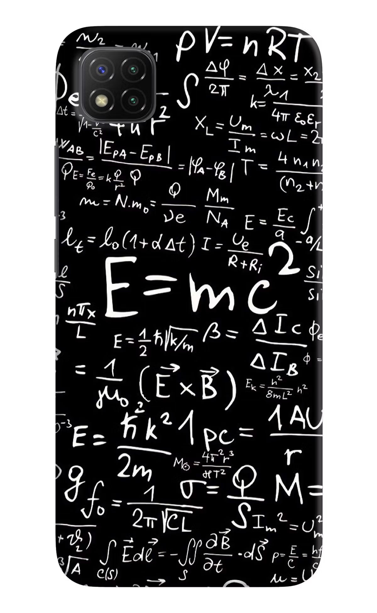 Physics Formula Poco C3 Hard Case Back Cover by Casekaro