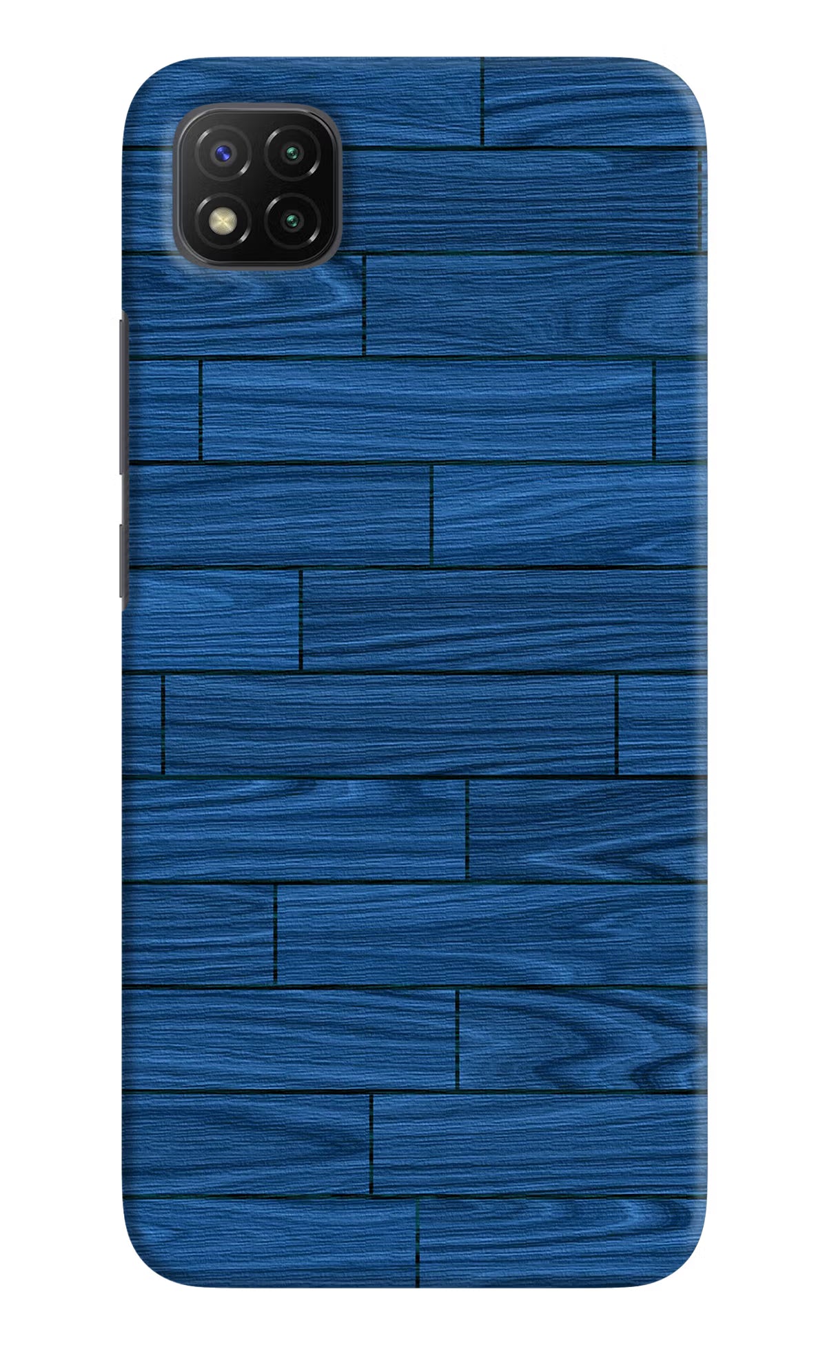 Wooden Texture Poco C3 Hard Case Back Cover by Casekaro