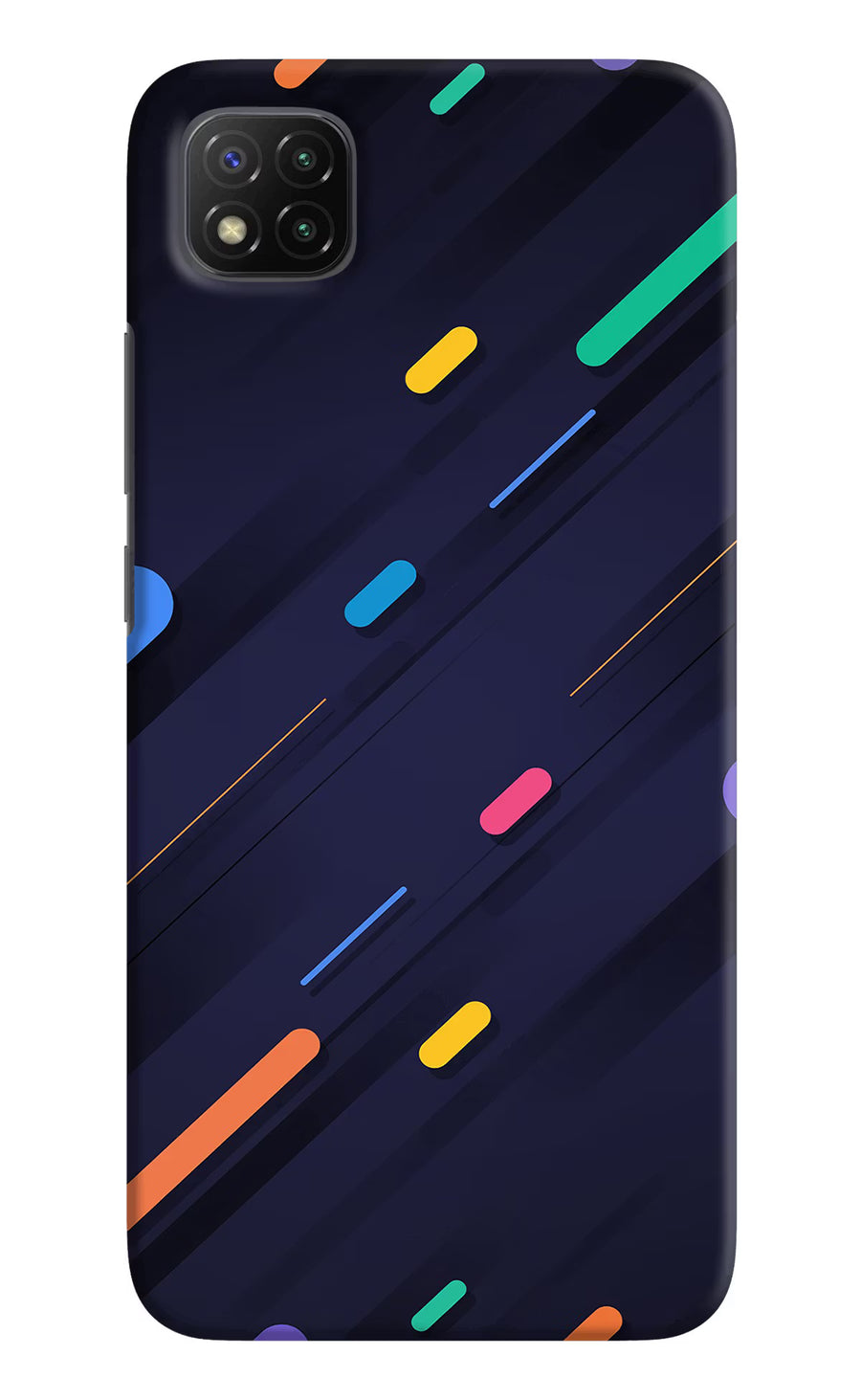 Abstract Design Poco C3 Back Cover, Hard case