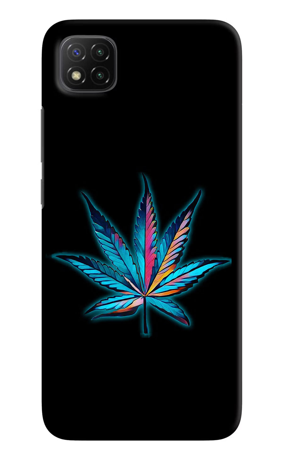 Weed Poco C3 Back Cover, Hard case