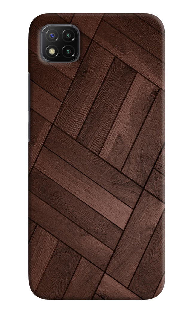 Wooden Texture Design Poco C3 Hard Case Back Cover by Casekaro