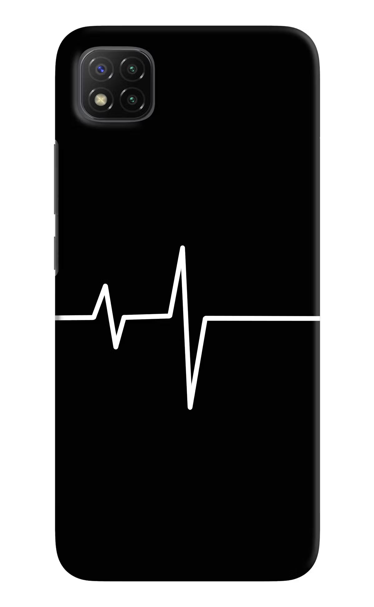 Heart Beats Poco C3 Hard Case Back Cover by Casekaro