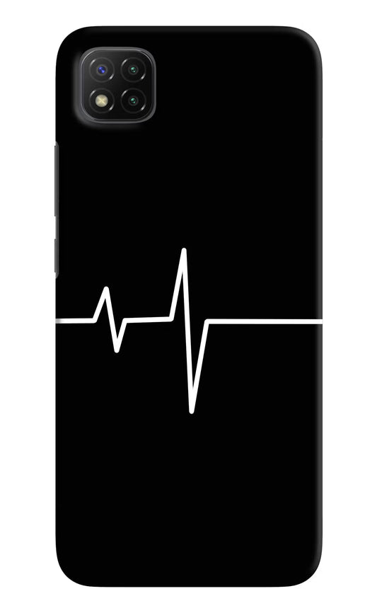 Heart Beats Poco C3 Hard Case Back Cover by Casekaro