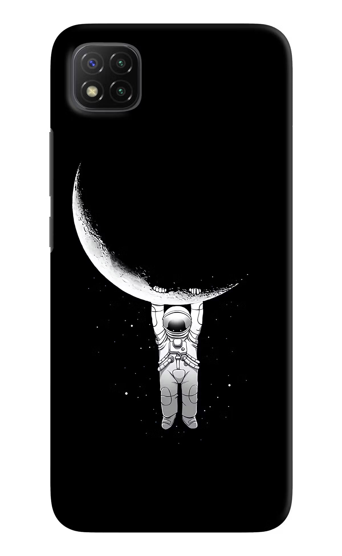 Moon Space Poco C3 Hard Case Back Cover by Casekaro