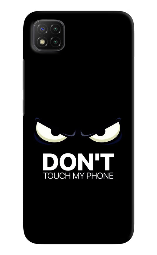 Don'T Touch My Phone Poco C3 Hard Case Back Cover by Casekaro