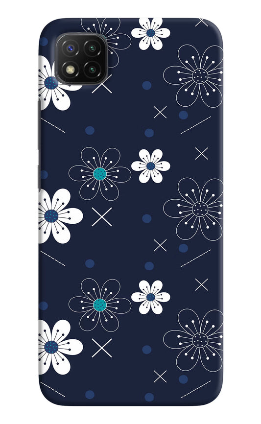 Flowers Poco C3 Hard Case Back Cover by Casekaro