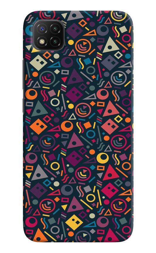 Geometric Abstract Poco C3 Hard Case Back Cover by Casekaro