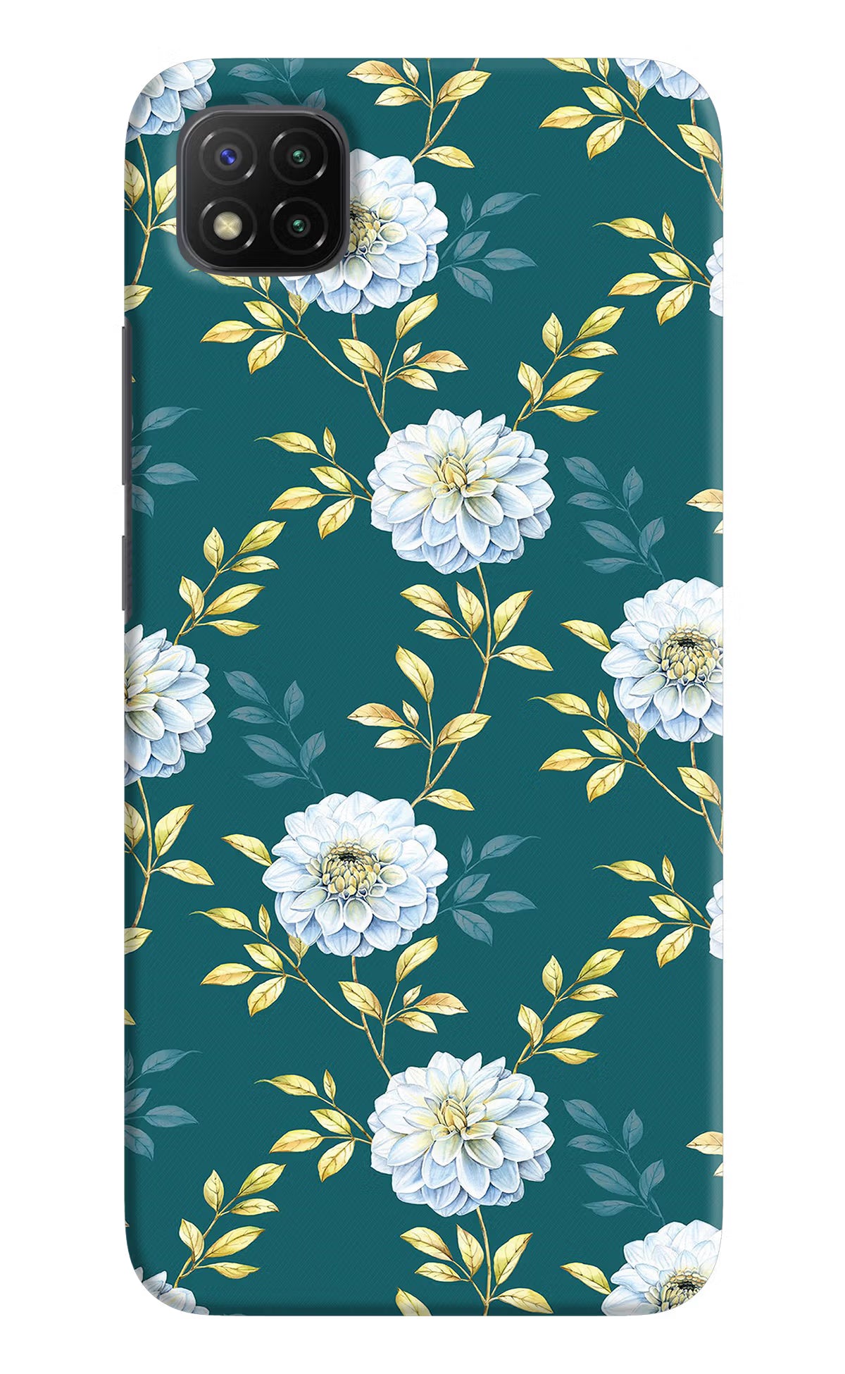 Flowers Poco C3 Hard Case Back Cover by Casekaro