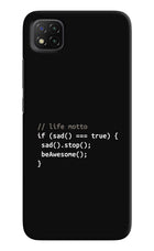 Life Motto Code Poco C3 Hard Case Back Cover by Casekaro