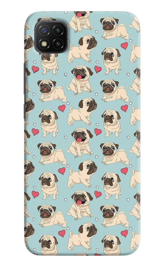 Pug Dog Poco C3 Hard Case Back Cover by Casekaro