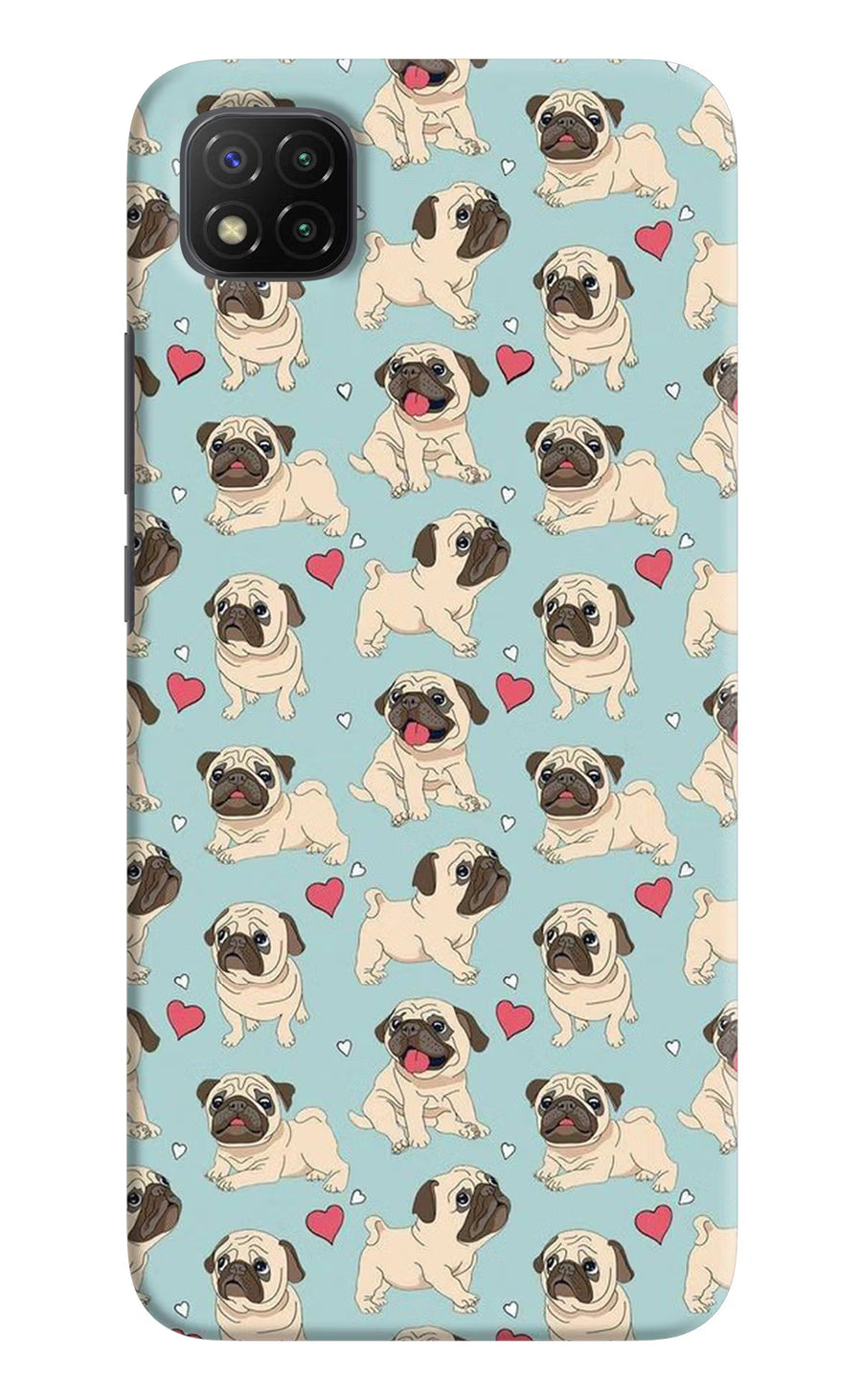 Pug Dog Poco C3 Back Cover, Hard case