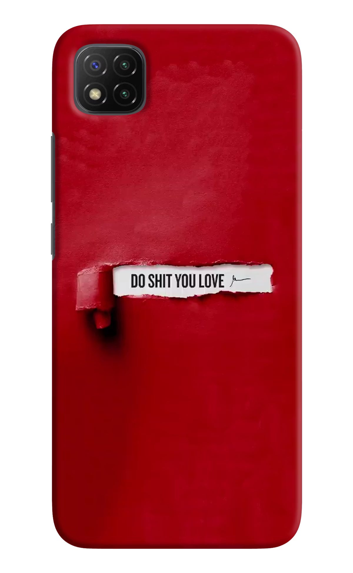 Do Shit You Love Poco C3 Hard Case Back Cover by Casekaro