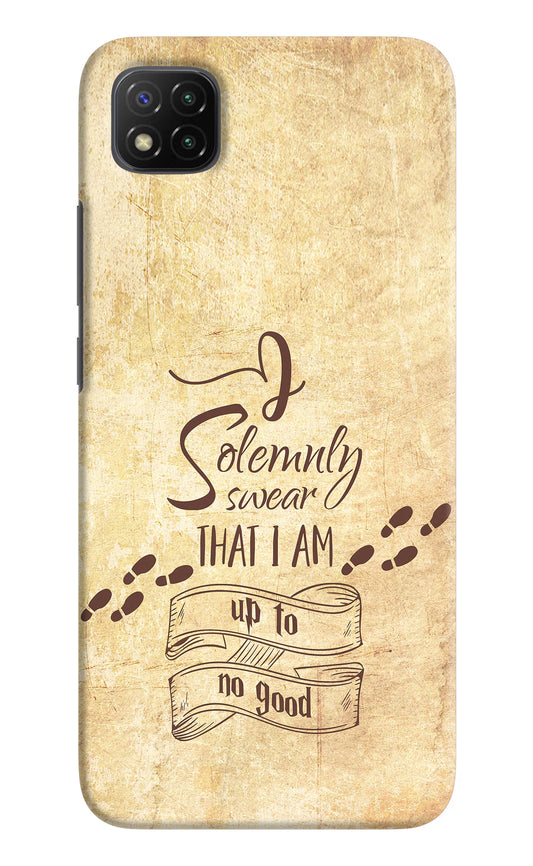 I Solemnly swear that i up to no good Poco C3 Hard Case Back Cover by Casekaro