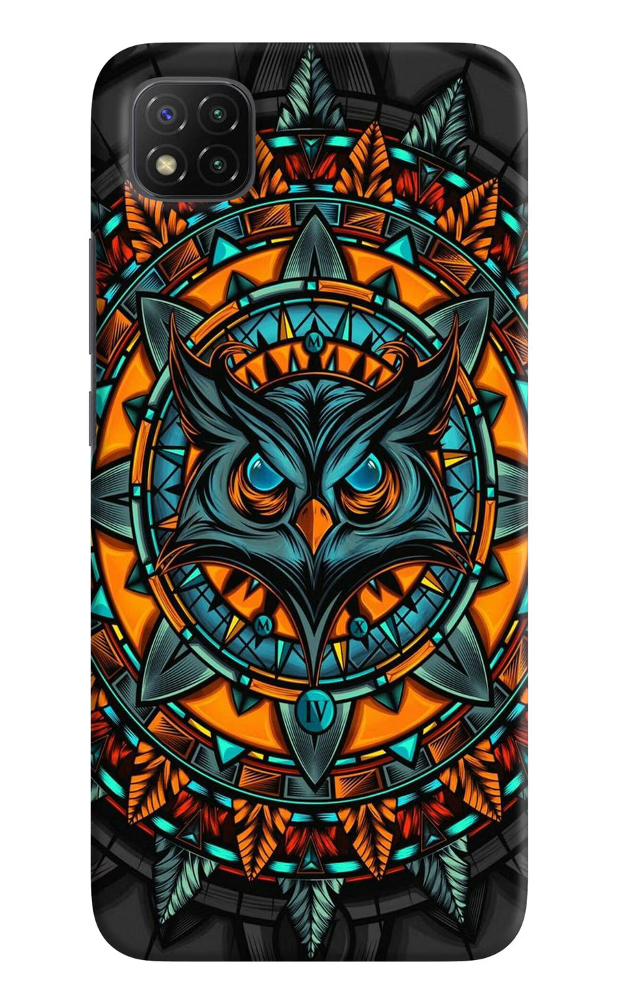 Angry Owl Art Poco C3 Back Cover, Hard case