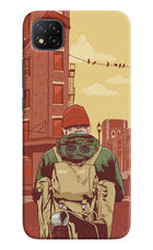 Adventurous Poco C3 Hard Case Back Cover by Casekaro
