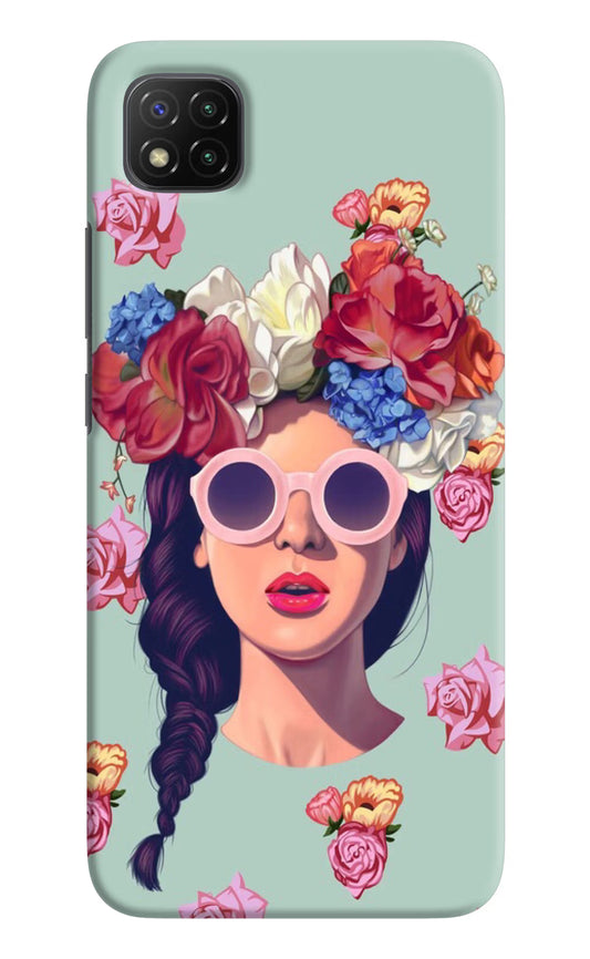 Pretty Girl Poco C3 Hard Case Back Cover by Casekaro