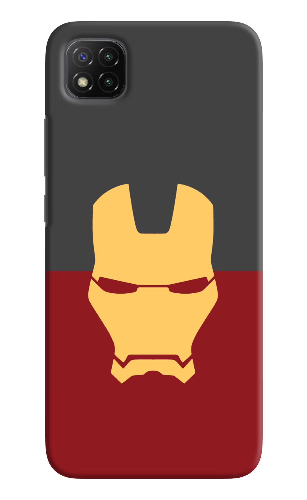 Ironman Poco C3 Hard Case Back Cover by Casekaro
