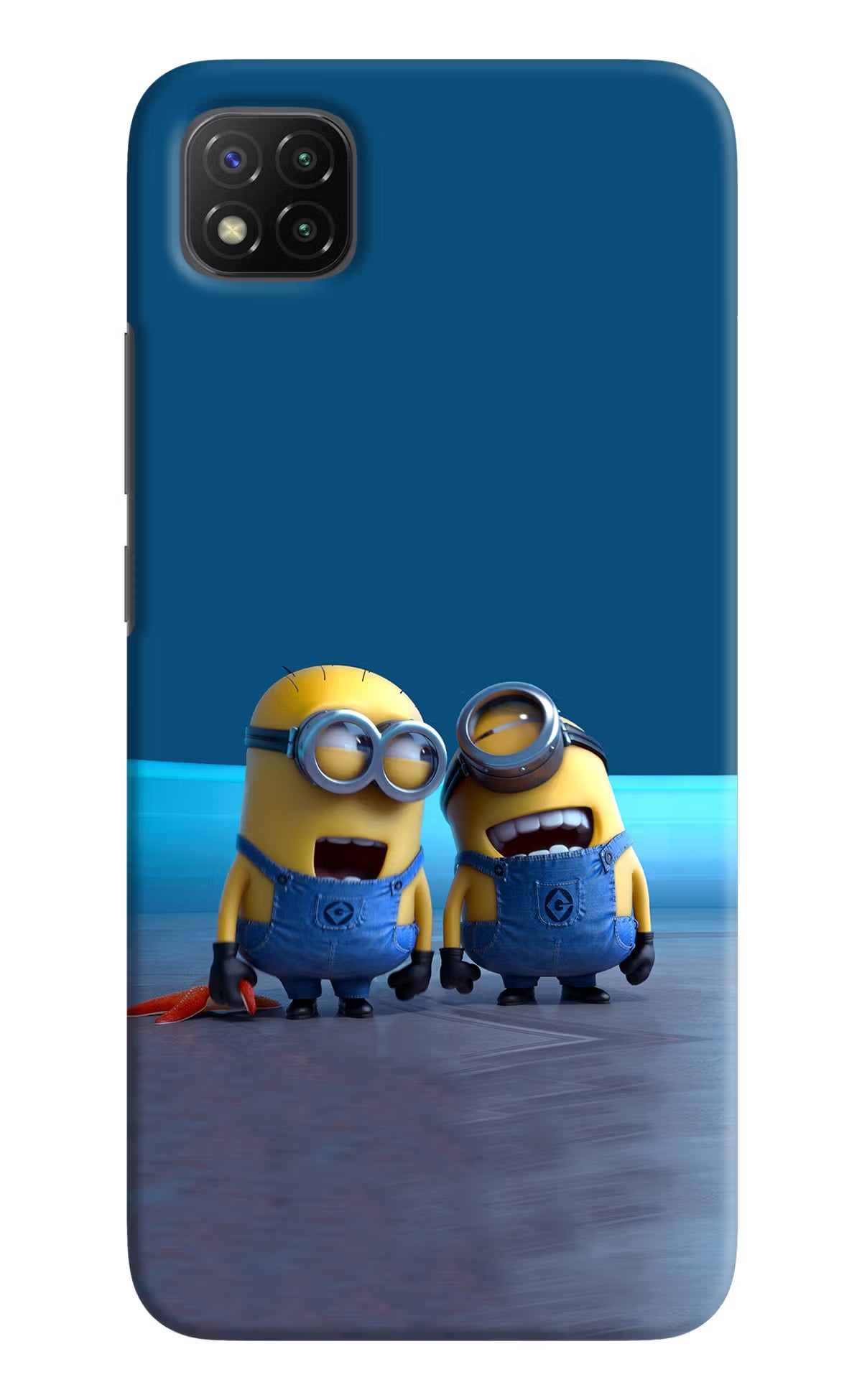 Minion Laughing Poco C3 Hard Case Back Cover by Casekaro