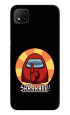Among Us Shhh! Poco C3 Hard Case Back Cover by Casekaro